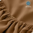 thumbnail image 6 of Bare Home Luxury 1800 Collection Fitted Sheet, Ultra-Soft, Deep Pocket, Twin, Caramel, 6 of 8