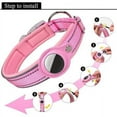 thumbnail image 5 of Reflective AirTag Dog Collar,Padded for Apple Air Tag  Adjustable Dog Collar with AirTag Holder Case for Heavy Duty Small Medium Large Dogs, 5 of 7