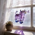 thumbnail image 3 of Dvumao Home Decor, 2D Acrylic Cattle Suncatcher Window Decor With Chain Stained Glass Style Light Filtering Hanging Ornament For Indoor Outdoor Decoration, 3 of 4