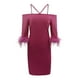 thumbnail image 4 of Vestido sexy de verano con escote cruzado y falda lápiz de un solo hombro para mujer: atractivo diseño cruzado, corte lápiz, 4 of 5