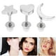 thumbnail image 2 of 3 pares de pendientes minimalistas con dije de luna, estrella y corazón., 2 of 8