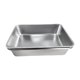 thumbnail image 1 of Caja de arena de gato Sand Basin acero inoxidable gran parte abierta Separable, separable, alta llave de arena de arena de arena de arena -kitten -, 1 of 8