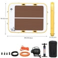 thumbnail image 6 of Dextrus Inflatable Dock Platform PVC Floating Dock 8 x 6 ft ,4-6 People Inflatable Dock Platform for Pool Beach Ocean, 6 of 7