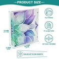 thumbnail image 4 of ALAZA Watercolor Mandala Boho 3 Ring Binder 1.5 Inch Three Ring Office Binders w/ clipboard & 3 pockets, Hold 200 Sheets, 1 pc, 4 of 7
