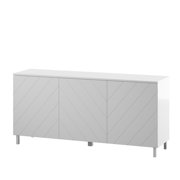 Twin Star Home 60 Sideboard with Chevron Pattern Routing