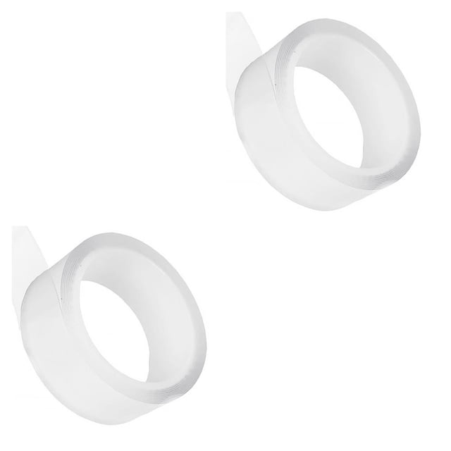 Riwesomey Gekkotape-Cinta adhesiva transparente de doble cara, cinta adhesiva impermeable, reutilizable, limpia, 3/5/10M Type1 NO1