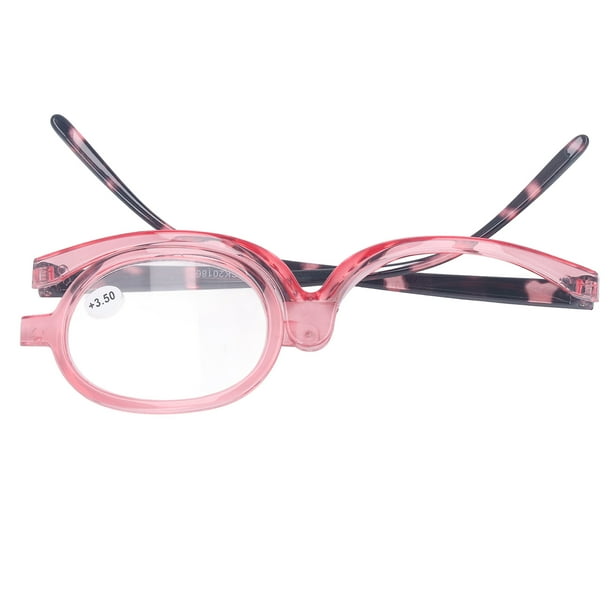 Magnifying makeup glasses with a flip lens deals