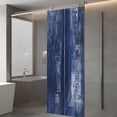 thumbnail image 4 of Navy Blue Window Privacy Film, Retro Oil Painting Modern Abstract Art Aesthetics Static Cling UV Sun Blocking Tint Film Heat Control Windows Films for Bedroom Bathroom, Window Stickers 29.5"x78.7", 4 of 8