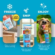Brutus Brothcicles - All Natural Turkey Flavored - Frozen Dog Superfood Treats for Hydration and Snacking