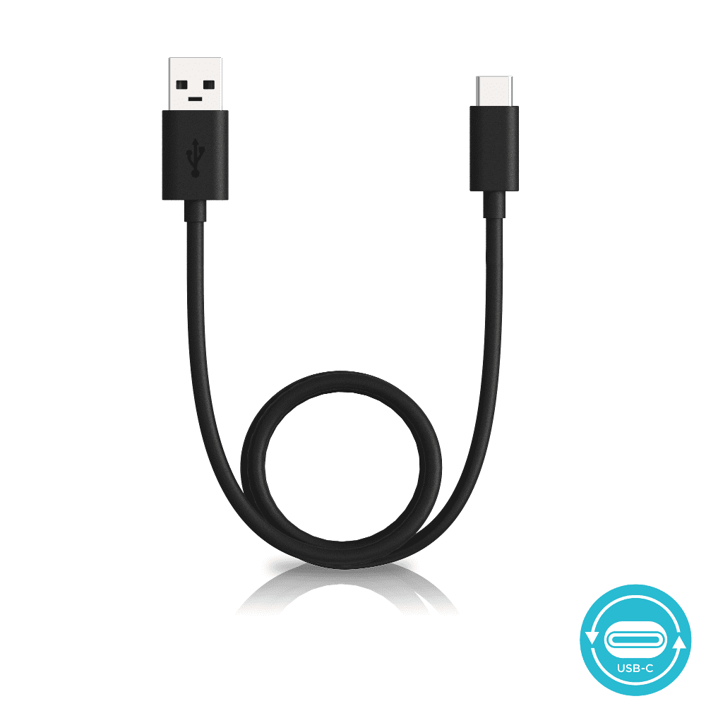 Fast Quick Charge 2 Wall Charger works with T-Mobile Revvlry includes USB TypeC Port and Cable. 15W // Black // UL