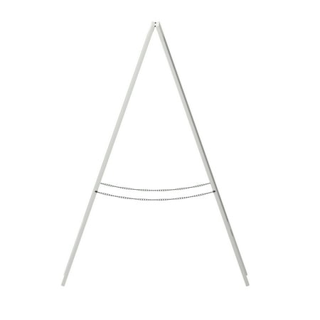 Alamont Home - Canterbury 20"W x 2-26"D x 40"H Magnetic A-Frame Chalkboard - Solid White