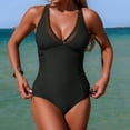 thumbnail image 2 of Afdoent One Piece Swimsuit Women Mesh Insert Swimsuit Elegant Monokini With Sheer Panels And Swimwear For Beach Pool Women's Clothing, 2 of 5