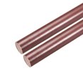 thumbnail image 5 of Varilla redonda de plástico, diámetro de 1", longitud de 20", barra redonda de baquelita marrón, varilla de plástico de ingeniería, 2 piezas, 5 of 5