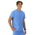 thumbnail image 3 of Hanes Men's Comfort Fit Short Sleeve 3 Pocket V-Neck Scrub Top, Sizes up-to 3X, 3 of 8