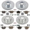 thumbnail image 3 of PowerStop Front and Rear Z26 Street Warrior Carbon-Fiber Ceramic Brake Pad and Drilled and Slotted Rotor Kit Fits: BMW Select Models K5710-26, 3 of 9