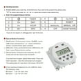 thumbnail image 2 of CSYANXING Digital Weekly Timer Relay 12V DC 16A Capacity 17 Programs Per Day Power Off Memory Function for Production, 2 of 8