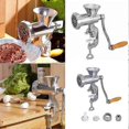 thumbnail image 2 of Multifunctional Kitchen Multifunction Handheld Hand Crank Meat Mincer Sausage Noodles Grinder Meat Grinder Manual Home Tool, 2 of 5