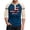 1#Blue, variant on Mens 250th Anniversary USA Shirt - We The People 250 Years of Freedom 4th of July Henley Neck Contrast Raglan 3/4 Sleeve Athletic Jersey for Men America 250 Celebration,Blue,XL