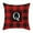 Q, variant on geerera Throw Pillow Covers Alphabet Decorative Pillow Cases ABC Letter Flowers Cushion Covers Super Soft Square Pillow Protectors for Sofa Couch Bedroom Car Chair Home Decor 18 x 18 Inch