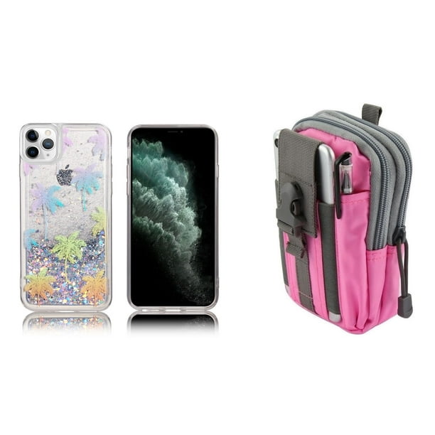 Luxmo Liquid Waterfall Flowing Quicksand Glitter Sparkle Case