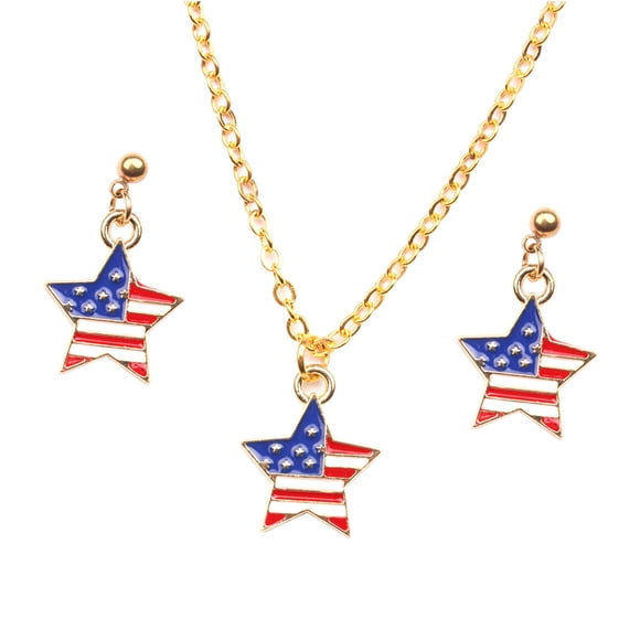 GOOHOCHY Collier avec Collier de Ceinture Adhésive en Forme d'Étoile et Ceinture d'Aération avec Motif Rétro, Ensemble de Bijoux pour Femme