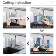 thumbnail image 5 of Yayeee Faucet Mat for Kitchen Sink 14.7" Diatomite Long Splash Guard Pad, Purple Window, 5 of 7