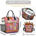 thumbnail image 5 of OBREWU Pioneer Flower Womens Lunch Box for Work,Insulated Large Pioneer Flower Lunch Bag for Women,Loncheras Para Mujer,Leakproof Adult Lunch Bag for Work,Beach,Travel,Picnic,Camping, 5 of 7