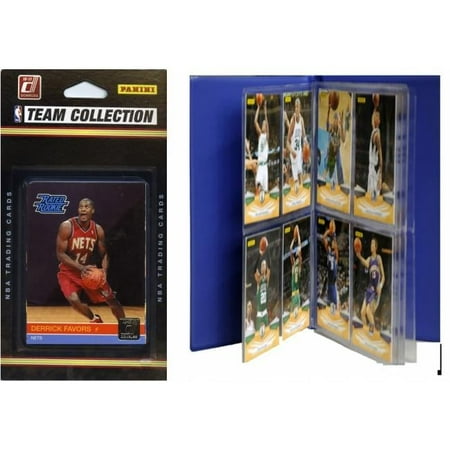 C&I Collectibles NBA New Jersey Nets Licensed 2010-11 Donruss Team Set Plus Storage Album O/S