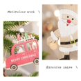 thumbnail image 3 of 9 piezas de colgantes de madera para coche de Navidad, decoración del hogar, regalo de año nuevo para niños, B Afortunado Sencillez, 3 of 5
