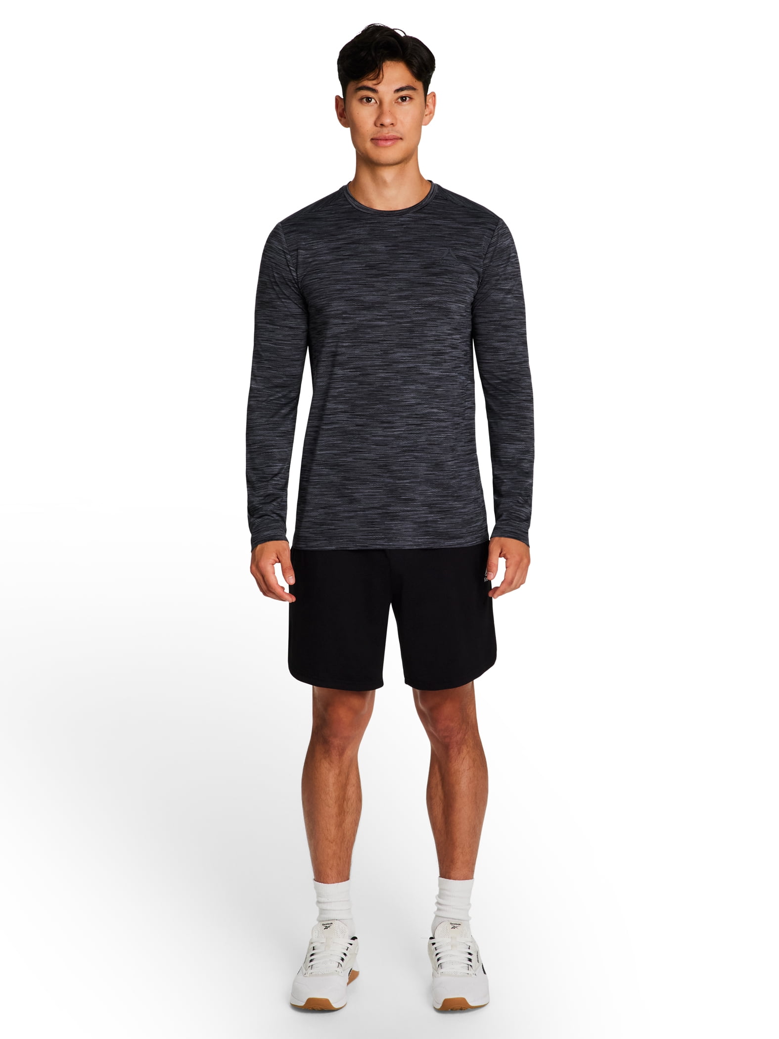 Reebok Mens and Big Mens Stride Performance Long Sleeve Shirt, Sizes XS-5XL