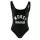 thumbnail image 4 of Traje de baño de mujer Sunnimix Onepiece Monokini Negro S, 4 of 8