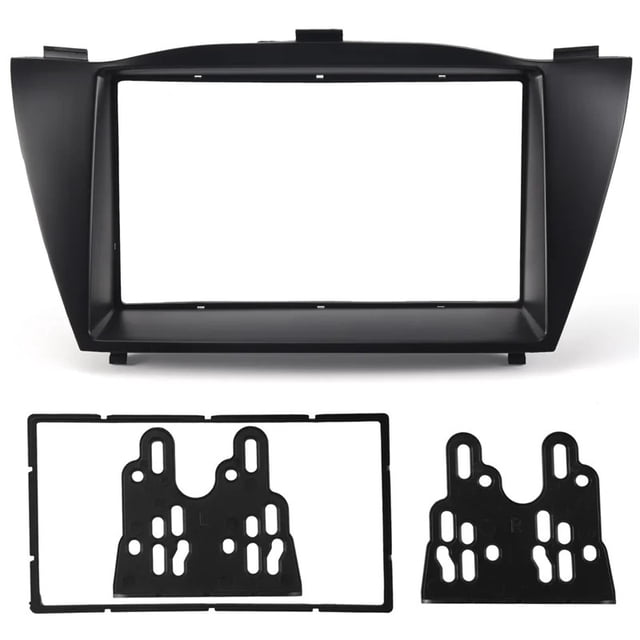 Double Din Car Radio Fascia Trim Kit Install Frame DVD Panel Stereo Interface For HYUNDAI TUCSON IX35 2010+ 178X102mm