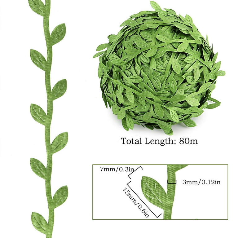Artificial Vines Leaf Ribbon Trim for DIY & Decor