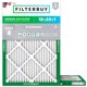 thumbnail image 1 of Filterbuy Filtro de aire 18x20x1 MERV 8 Dust Defense (paquete de 2) Reemplazo de filtros de aire plisados ​​para horno HVAC AC (tamaño real: 17.50 x 19.50 x 0.75 pulgadas), 1 of 9