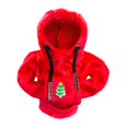 thumbnail image 2 of Accesorios de la cubierta de la perilla de de cambios del coche de Navidad fácil de instalar felpa suave árbol de navidad rojo, 2 of 8