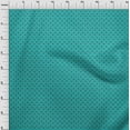 thumbnail image 3 of oneOone Rayon Turquoise Blue Fabric Dots Dress Material Fabric Print Fabric By The Yard 56 Inch Wide, 3 of 6