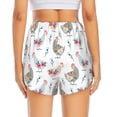 thumbnail image 4 of Goofa Funny Chicken Printed Women 2 in 1 Running Shorts,Quick Dry Athletic Workout Shorts,High Waisted Athletic Shorts with Liner Pockets-X-Large, 4 of 9
