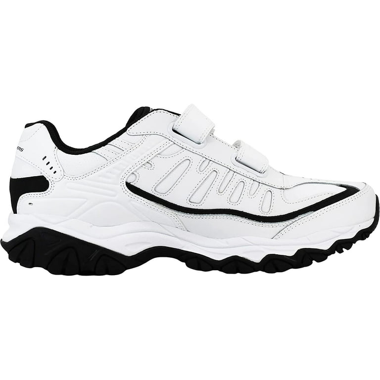 Rustik sur prøve Skechers Men's Afterburn Strike Memory Foam Velcro Sneaker White/Black 14 M  US - Walmart.com