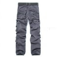 thumbnail image 4 of Birdeem Salopettes Délavées Unies à Multiples Poches pour Hommes, Pantalons Décontractés d'Extérieur, 4 of 12