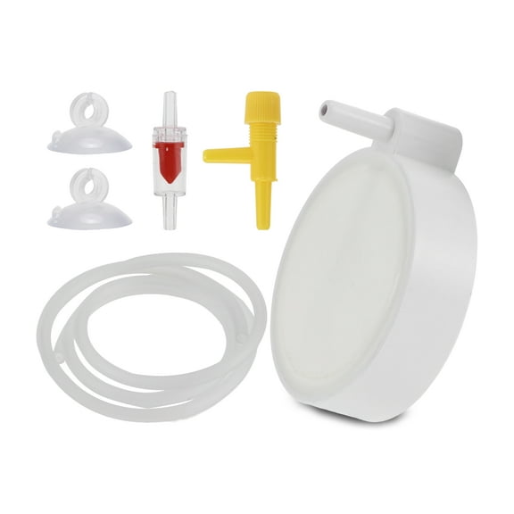 Unique Bargains Fish Tank Bubblers Air Stone Nano Air Disk Stone Air Stone Aquarium Kit 1.97 Inch 1 Set