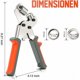 thumbnail image 5 of Kit de herramientas para ojales, alicates de prensado de ojales, punzón de sujeción portátil, kits manuales, máquina de ojales portátil con ojales, 100 piezas, serie VJ5JHTTGCI6, 5 of 5