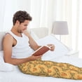 thumbnail image 4 of Uemuo Cartoon Squirrel Pattern Men's Wide Leg Palazzo Lounge Pants with Pockets Light Weight Loose Comfy Casual Pajama Pants-XX-Large, 4 of 9