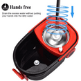 thumbnail image 5 of Spin Mop and Bucket with Wringer Set on Wheels, 360 Spinning Mop with Stainless Steel Handle for Floor Cleaning System with 3 Microfiber Replacement Heads, Black/Red, 5 of 8