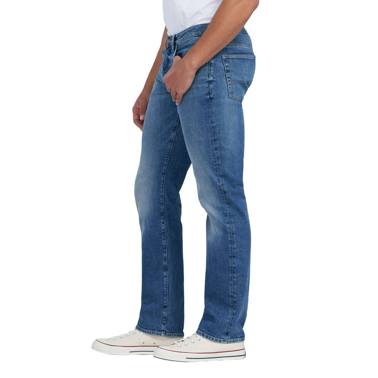 Buffalo David Bitton Men's Relaxed Straight Driven Jeans, Crinkled