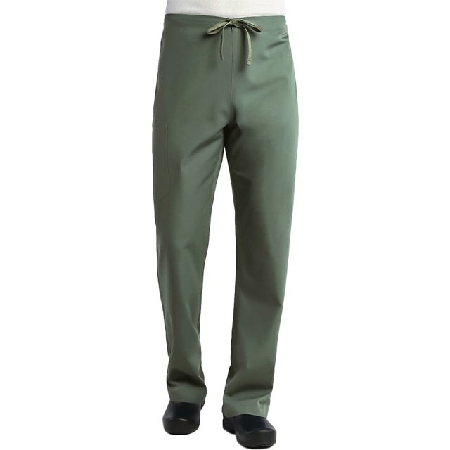 Red Panda Pantalon d'Uniforme Unisexe à Jambe Droite avec Cordon, XX-Grand, Olive