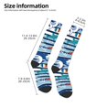 thumbnail image 2 of KLL Fish And Shark Print Cool Socks Men's Women's Crew Socks Funny Crazy Novelty Stockings, 2 of 6