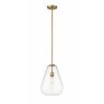 thumbnail image 5 of Z Lite 488P12-OBR 12 in. Ayra 1 Light Olde Brass Pendant Ceiling Light, 5 of 5