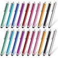 thumbnail image 1 of Paquete de 20 lápices capacitivos universales para pantalla táctil, compatibles con cualquier dispositivo con pantalla táctil capacitiva, 10 colores, 1 of 5