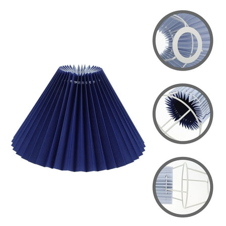 MEIBUTYUP Pleated Lamp Shade Cover Cloth for Living Room Lamps, Decorative and Lighting Accessory