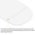 thumbnail image 4 of Unique Bargains Car Rearview Mirror Glass Backing Plate Heated Left Side, 4 of 7